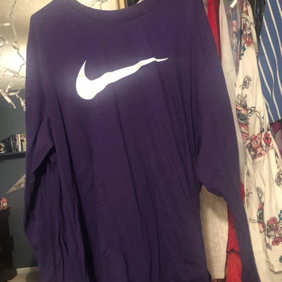 Nike Tops - LONG SLEEVE PURPLE NIKE SHIRT Nike Tops - LONG SLEEVE PURPLE NIKE SHIRT